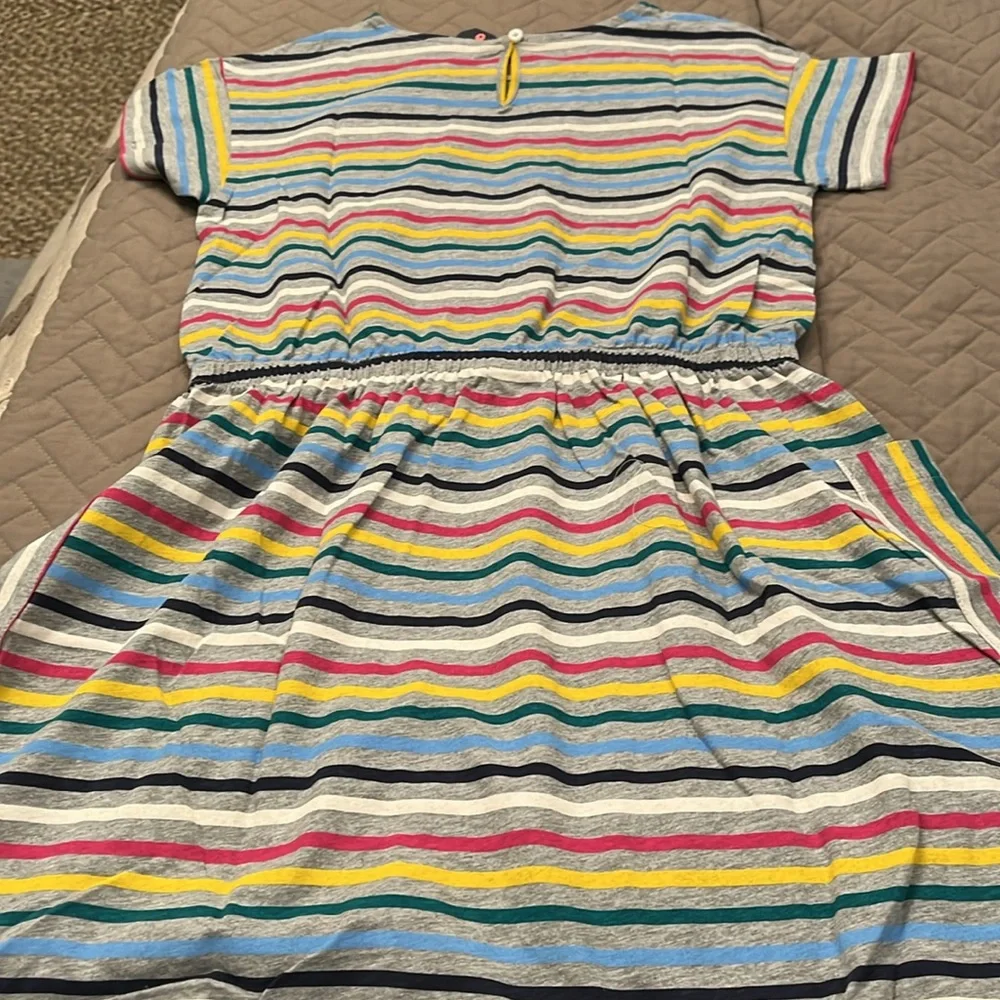 Nautica Girl's Stripe Patch Pocket Dress/NWT/L (12/14)